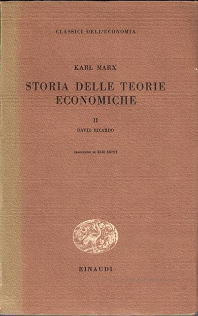 Storia delle teorie economiche. 2. David Ricardo.