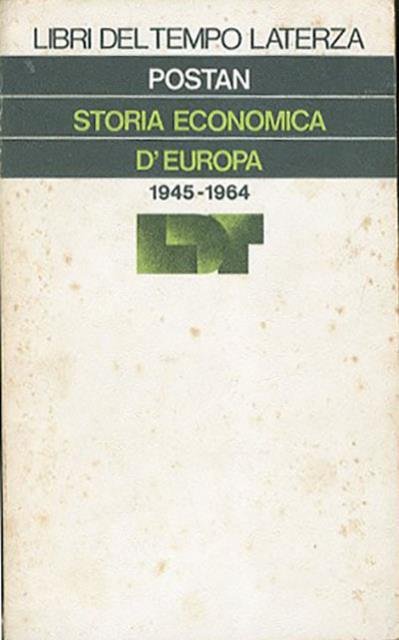 Storia economica europea 1945-1964.