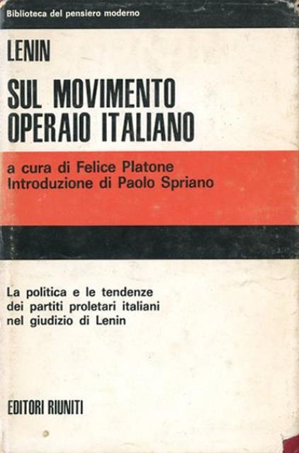 Sul movimento operaio italiano.