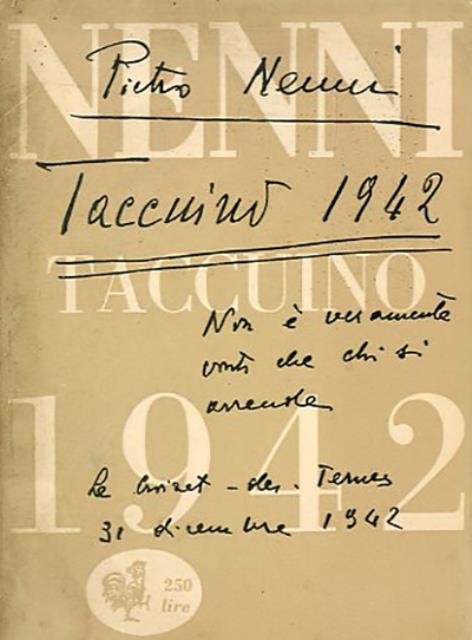 Taccuino 1942.