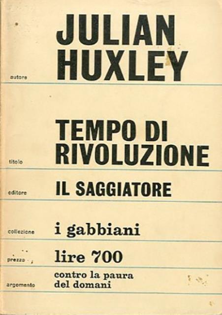Tempo di rivoluzione.