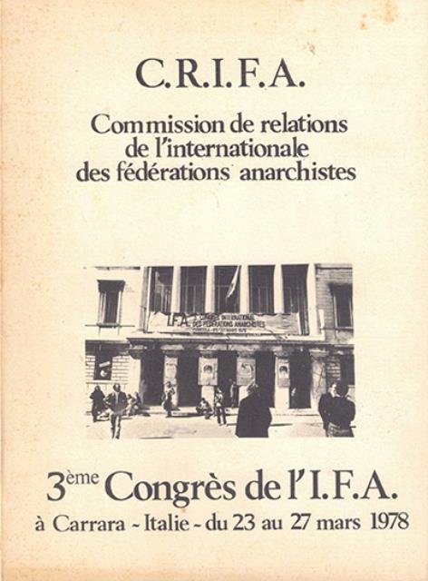 Troisieme congres de l'I.F.A. Carrara (Italie) du 23 au 27 … | Immagine principale