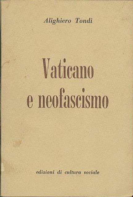 Vaticano e neofascismo.