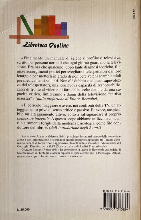 L'ARTE DI GUARDARE LA TV E RIMANERE SANI