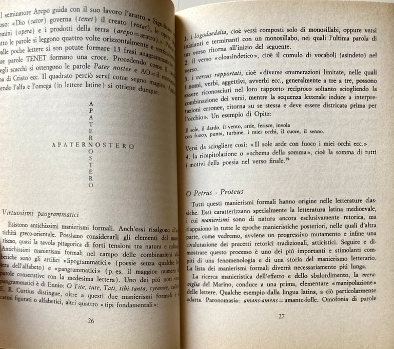 IL MANIERISMO NELLA LETTERATURA: ALCHIMIA VERBALE E ARTE COMBINATORIA ESOTERICA; …