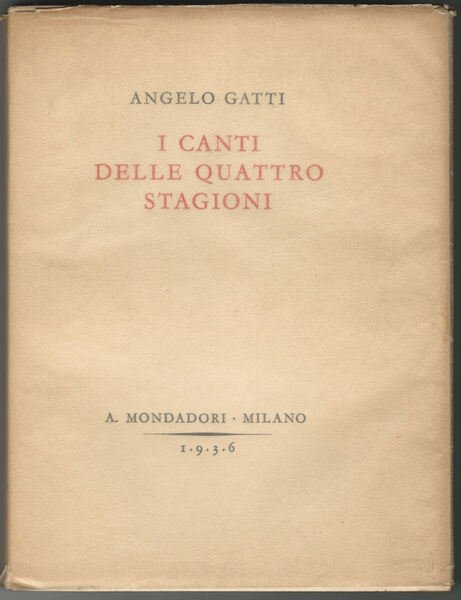 I canti delle quattro stagioni.