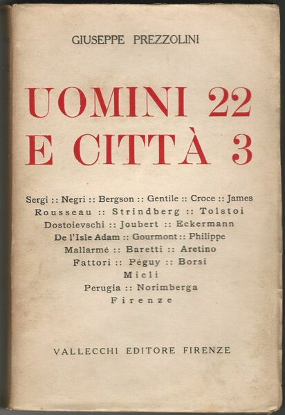 Uomini 22 e città 3.