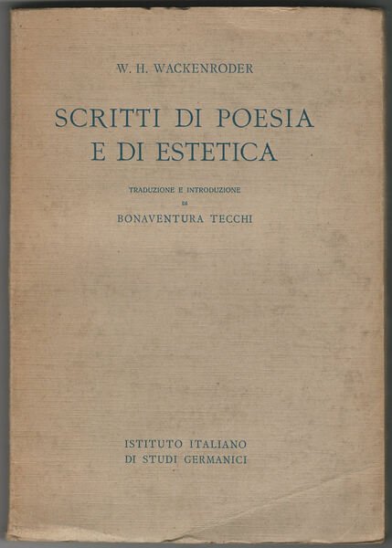 Scritti di poesia e di estetica.