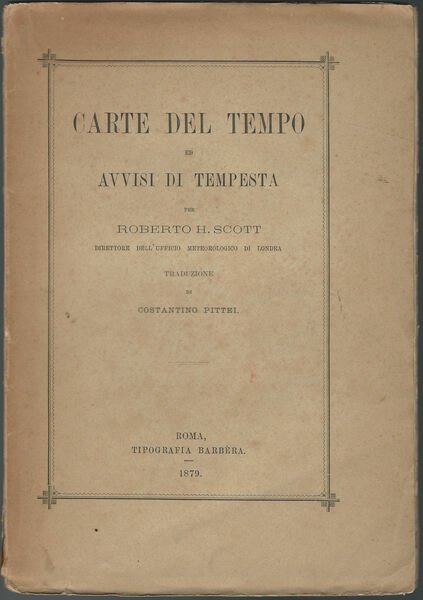 Carte del tempo ed avvisi di tempesta.