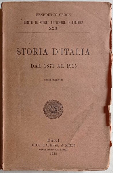 Storia d'Italia dal 1871 al 1915.