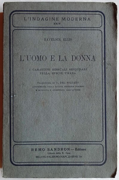 L'uomo e la donna. I caratteri sessuali secondari nella specie …