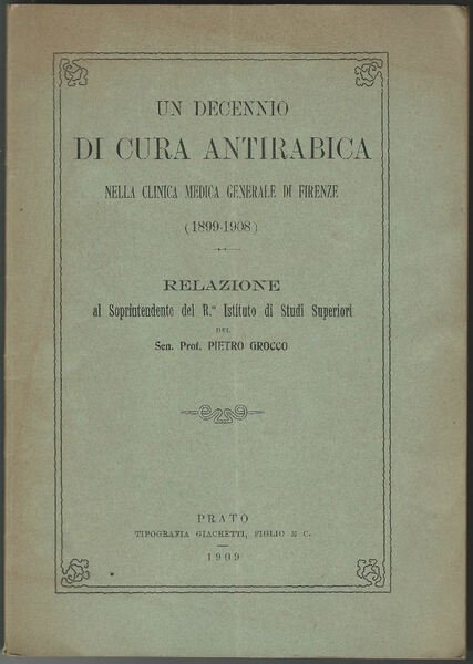 Un decennio di cura antirabica nella clinica medica generale di …