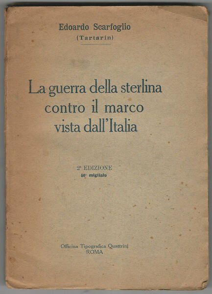 La guerra della sterlina contro il marco vista dall'Italia.