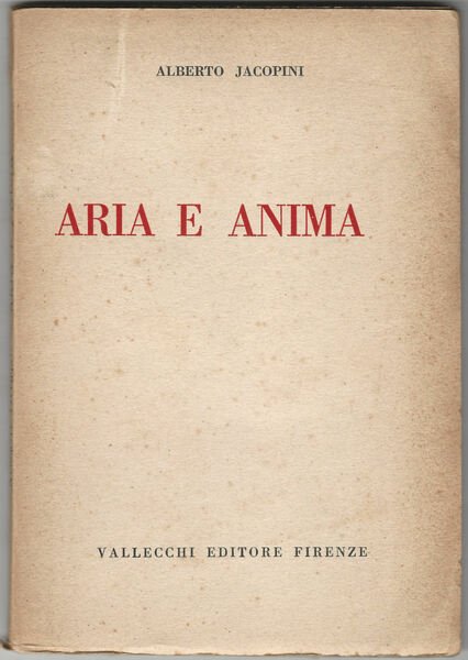 Aria e anima.