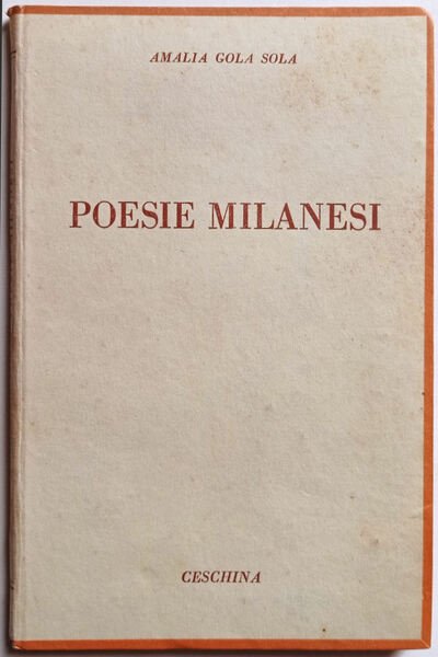 Poesie milanesi.