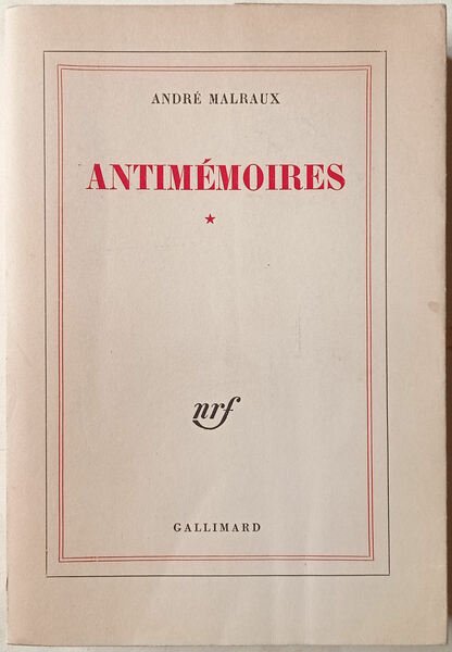 Antimémoires.