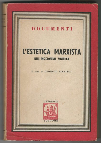 Materiali per un'estetica marxista.