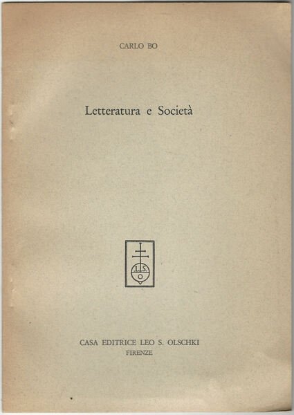 Letteratura e società.