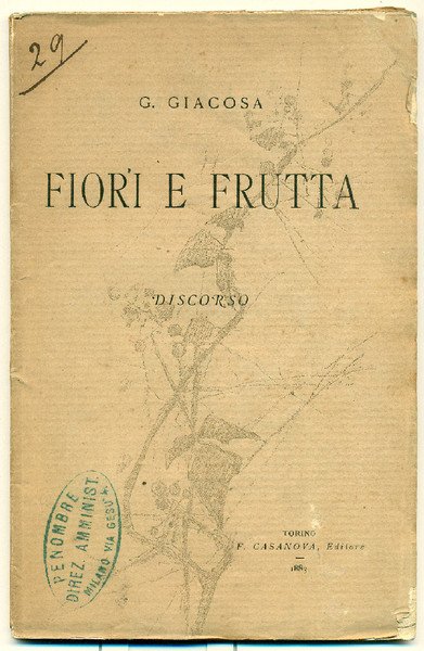 Fiori e frutta. Discorso. | Immagine Gallery 1