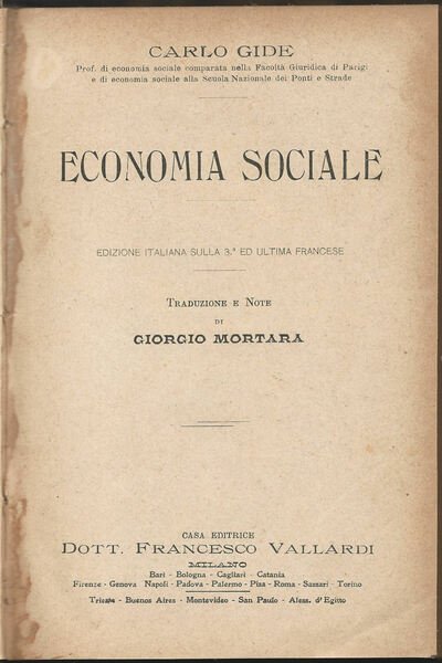 Economia sociale.