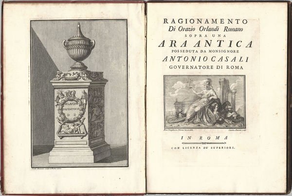 Ragionamento di Orazio Orlandi Romano sopra un ara antica posseduta …