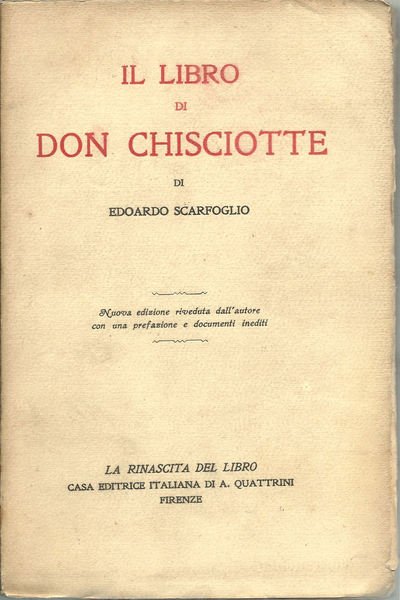 Il libro di Don Chisciotte.