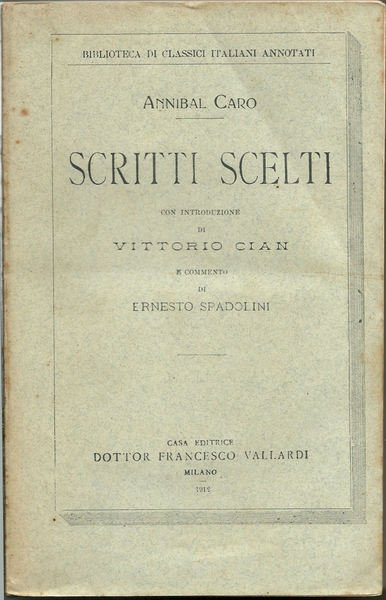 Scritti scelti.