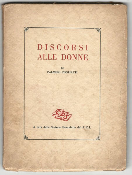 Discorsi alle donne.