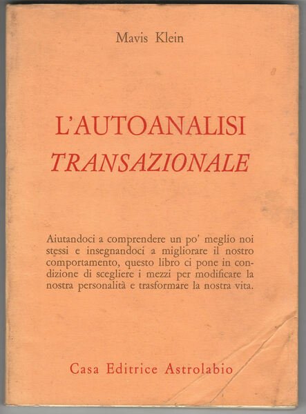 L'autoanalisi transazionale.