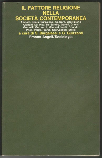 Il fattore religione nella società contemporanea.