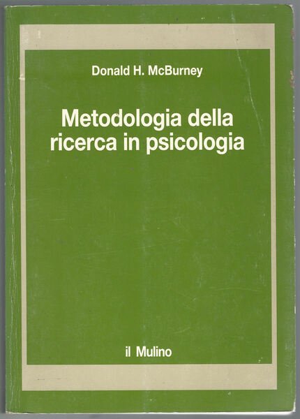 Metodologia della ricerca in psicologia.