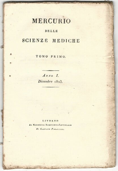 MERCURIO delle scienze mediche.