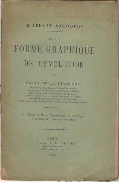 De la forme graphique de l'évolution.