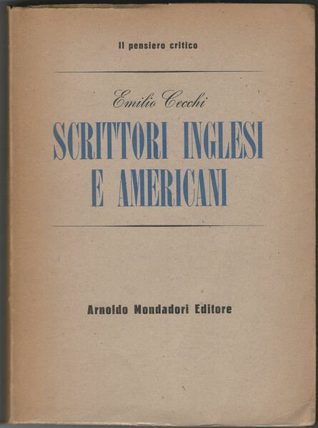 Scrittori inglesi e americani.