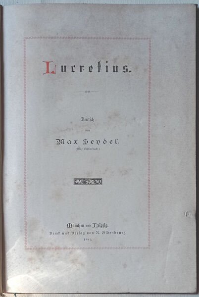 Lucretius.