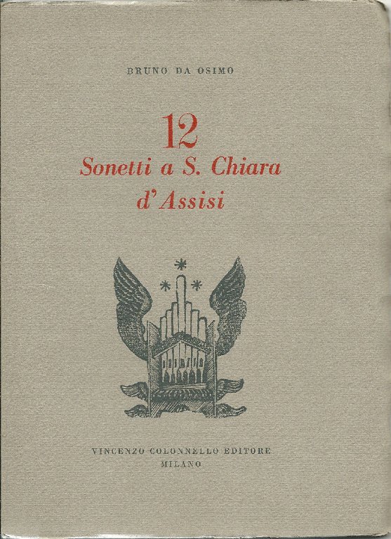 12 sonetti a S. Chiara d'Assisi.