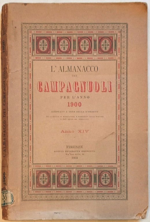 Almanacco dei campagnuoli per l'anno 1900 compilato …