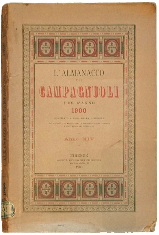 Almanacco dei campagnuoli per l'anno 1900 compilato …