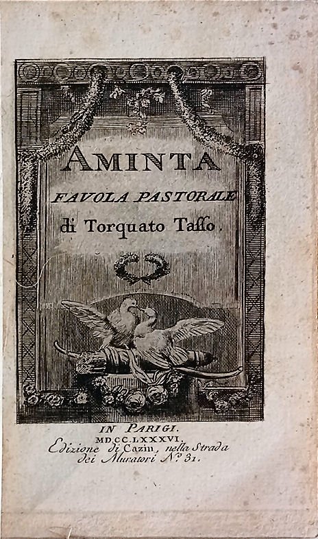 Aminta, favola pastorale.