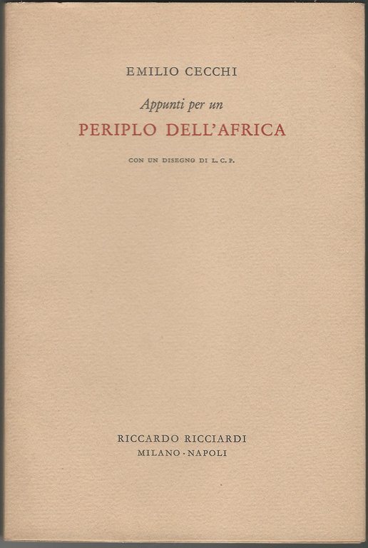 Appunti per un periplo dell'Africa.