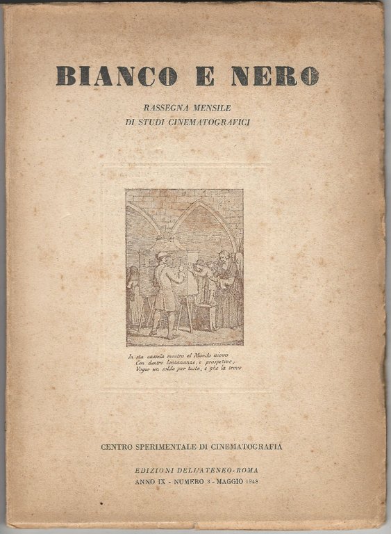 Bianco e nero. Rassegna mensile di studi cinematografici.