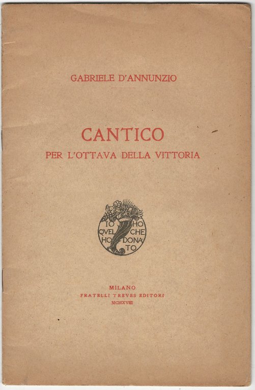 Cantico per l'ottava della vitoria.