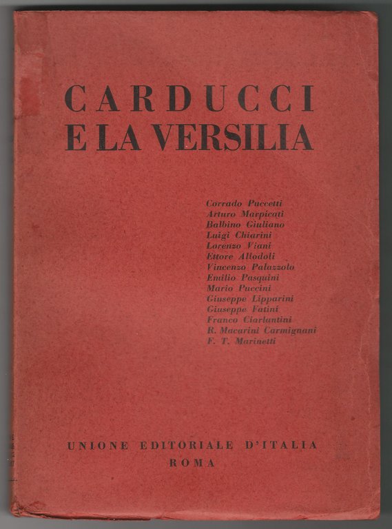 Carducci e la Versilia.