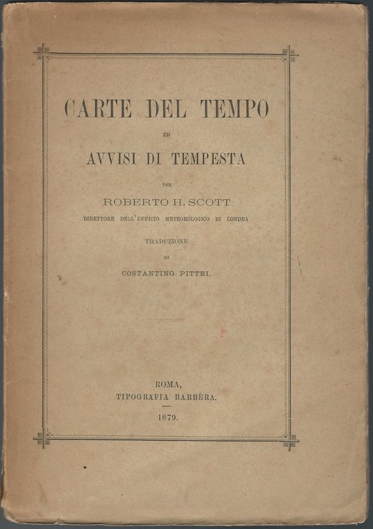 Carte del tempo ed avvisi di tempesta.