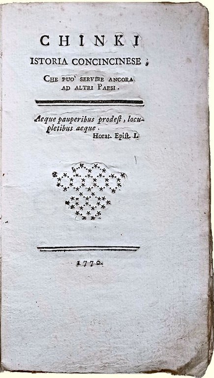 Chinki. Istoria concincinese che può servire ancora ad altri paesi. | Immagine Gallery 1