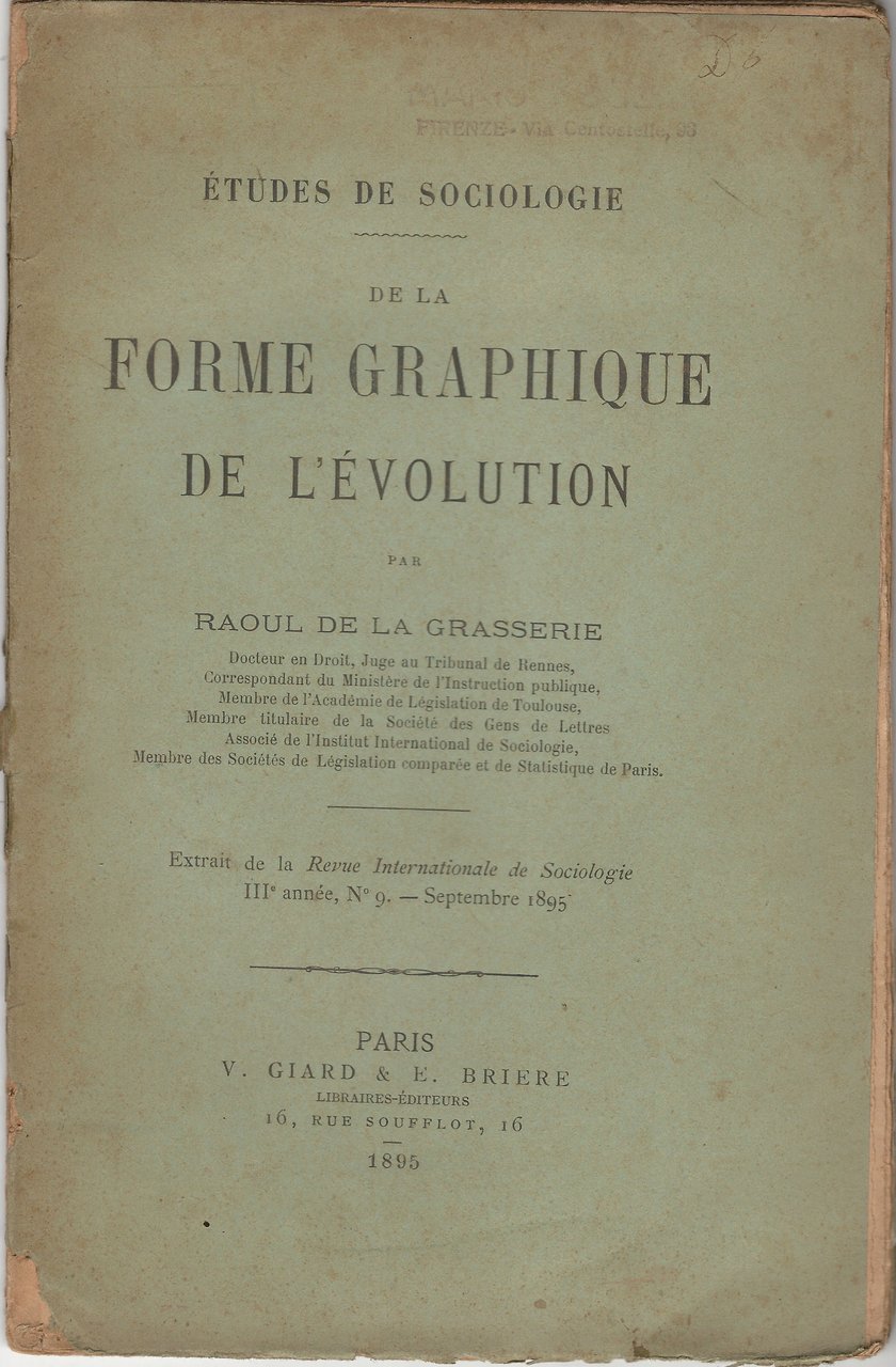 De la forme graphique de l'évolution.