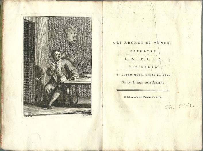 Gli arcani di Venere poemetto. La pipa ditirambo di Anton-Maria …