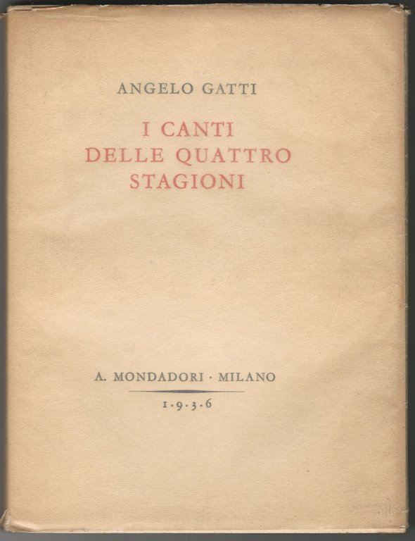 I canti delle quattro stagioni.