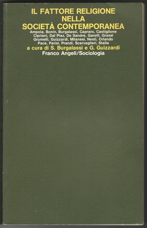 Il fattore religione nella società contemporanea.