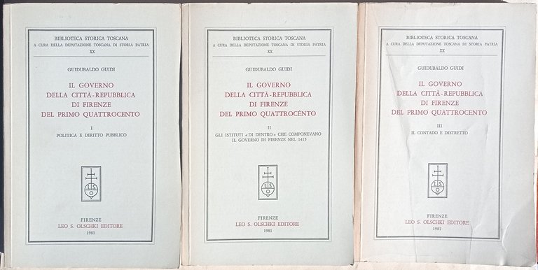 Il Governo della Città-Repubblica di Firenze del Primo Quattrocento.